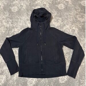 Lululemon Full Zip Hoodie Navy Blue Athletic Athleisure Womens Size Small